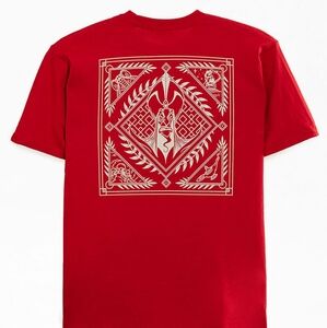 Vans Disney 100 Jafar Cotton Men Shirt Red Magic Lamp Size XXL NWT